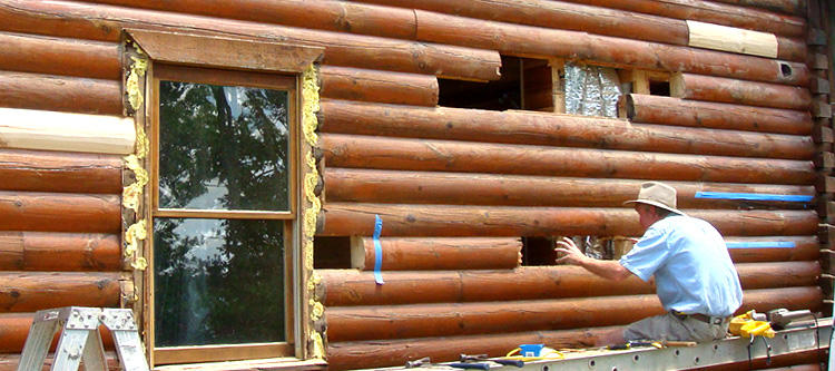 Log Home Repair Vina, Alabama