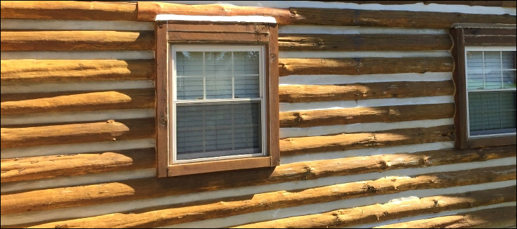 Log Home Whole Log Replacement  Vina, Alabama