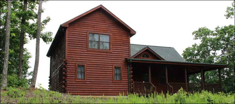 Professional Log Home Borate Application  Franklin County, Alabama